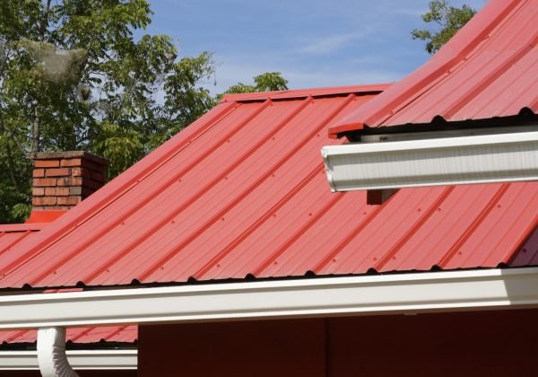 Red metal roof